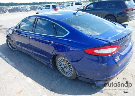 2014 Ford Fusion Hybrid Titanium из США, поврежденный, VIN 3FA6P0RU1ER126683